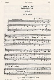 Thiman: O Love Of God SAB published by Novello