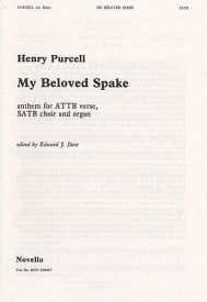 Purcell: My Beloved Spake SATB published by Novello