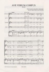 Mozart: Ave Verum Corpus SATB published by Novello