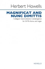 Howells: Magnificat & Nunc Dimittis (Collegium Sancti Johannis Cantabrigiense) published by Novello