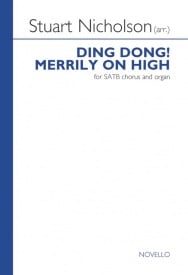 Nicholson: Ding Dong! Merrily On High SATB published by Novello
