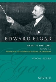 Elgar: Great Is The Lord Op.67 published by Novello - Vocal Score (2004)