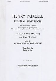 Purcell: Funeral Sentences SATB published by Novello
