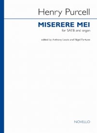 Purcell: Miserere Mei SATB published by Novello
