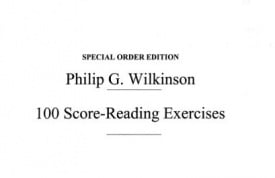 One Hundred Score Reading Exercises by Wilkinson published by Novello
