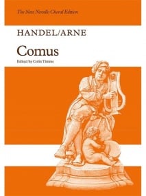 Handel / Arne: Comus published by Novello - Vocal Score