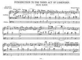 Wagner: Prelude to Act 3 of Lohengrin for Organ published by Novello