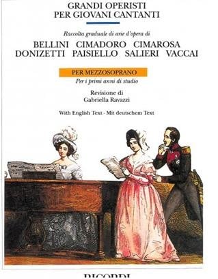 Grandi Operisti Per Giovani Cantanti for Mezzo Soprano published by Ricordi
