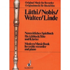 Modern Music Book for Treble Recorder published by Schott