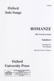 Schubert: Romanze for Voice, Clarinet & Piano published by Oxford Archive