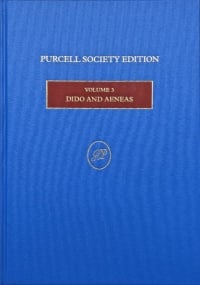 Purcell: Dido & Aeneas Critical Edition published by Purcell Society Edition - Full Score