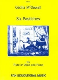 McDowall: 6 Pastiches for Flute or Oboe published by Pan