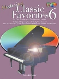 Mastering Classic Favourites 6 for Piano published by Fischer (Book & CD)