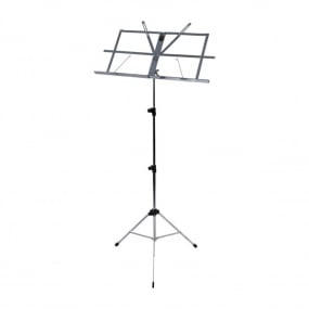 Percussion Plus Easy Fold Music Stand - Nickel