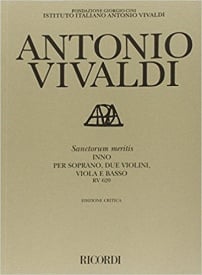 Vivaldi: Sanctorum meritis RV620 - Score published by Ricordi