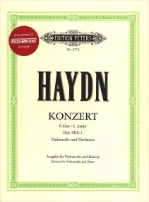 Haydn: Concerto in C Hob. V11b:1 for Cello published by Peters (Book & CD)