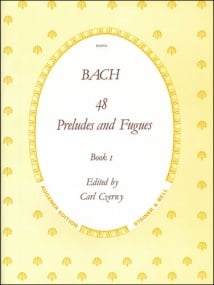 Bach: The 48 Preludes and Fugues (BWV 846-893) Book 1 for Piano published by Stainer & Bell