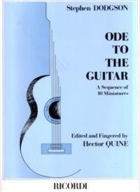 Dodgson: Ode to the Guitar published by Ricordi
