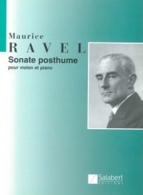 Ravel: Sonate posthume for Violin published by Salabert