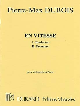 Dubois: En Vitesse for Cello published by Durand