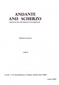 Heath: Andante and Scherzo for Euphonium published by R Smith