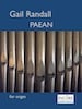 Randall: Paean for Organ published by Encore