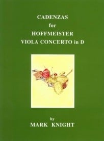 Knight: Cadenzas for Hoffmeister Viola Concerto in D published by Strings Attatched