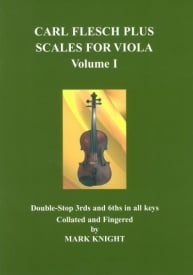 Carl Flesch Plus Scales for Viola Volume I by Knight published by Strings Attached