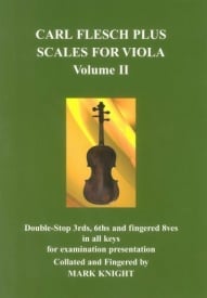 Carl Flesch Plus Scales for Viola Volume II by Knight published by Strings Attached
