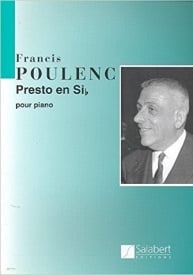 Poulenc: Presto in Bb major for Piano published by Salabert