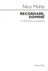 Muhly: Recordare, Domine SATB published by Chester