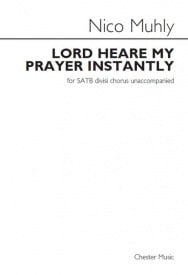 Muhly: Lord Heare My Prayer Instantly SATB published by Chester