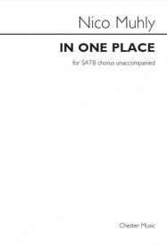 Muhly: In One Place SATB published by Chester