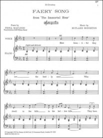 Boughton: Faery Song (from The Immortal Hour) in Eb published by Stainer & Bell