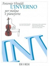 Vivaldi: The Seasons  Opus 8 No 4 in F Minor (Winter) for Violin published by Ricordi