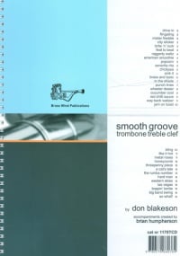 Blakeson: Smooth Groove for Trombone (Treble Clef) published by Brasswind (Book & CD)