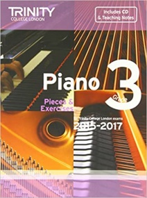 Trinity College London: Piano Exam Pieces & Exercises 2015-2017 Grade 3 (Book &CD)