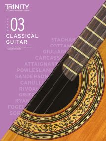 Trinity Grade 3 Classical Guitar Exam Pieces From 2020