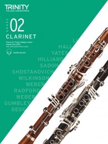 Trinity Clarinet Exam Pieces Grade 2 from 2023