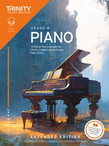 Trinity College London: Piano Exam Pieces Plus Exercises from 2023 - Grade 4 (Extended Edition)