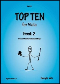Vale: Top Ten Book 2 for Viola (Grade 2 - 4) published by Hey Presto