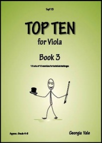 Vale: Top Ten Book 3 for Viola (Grade 4 - 6) published by Hey Presto