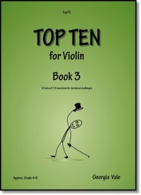 Vale: Top Ten Book 3 for Violin (Grade 4 - 6) published by Hey Presto