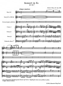 Mozart: Concerto for Horn No. 4 in Eb K. 495 (Study Score) published by Barenreiter