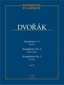 Dvorak: Symphony No 3 in Eb Study Score published by Barenreiter
