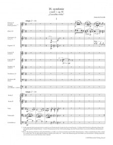 Dvorak: Symphony No 9 in E minor (From the New World) Study Score published by Barenreiter