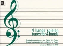 Tunes for 4 Hands from Weber To Reger for Piano published by Universal Edition