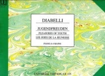 Diabelli: Pleasures of Youth Opus 163 for Piano Duet published by Universal