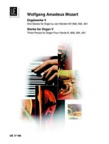 Mozart: Organ Works Volume 5 published by Universal Edition