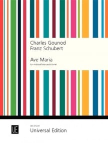 Schubert/Gounod: Ave Maria for Treble Recorder published by Universal